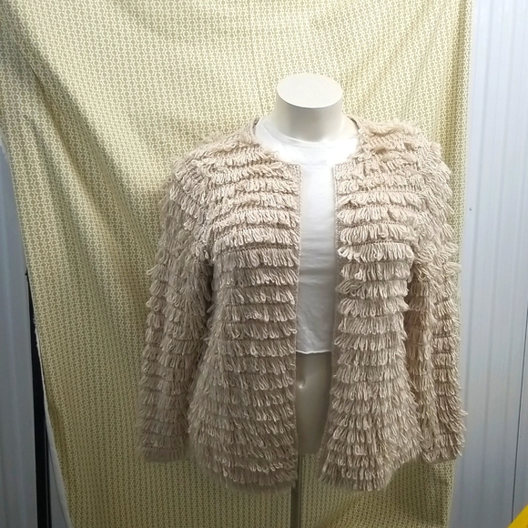 Cato Beige Yard Loop Cardigan - Picture 2 of 8